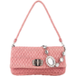 Pochette à rabat en cristal matelassé Miu Miu Nappa