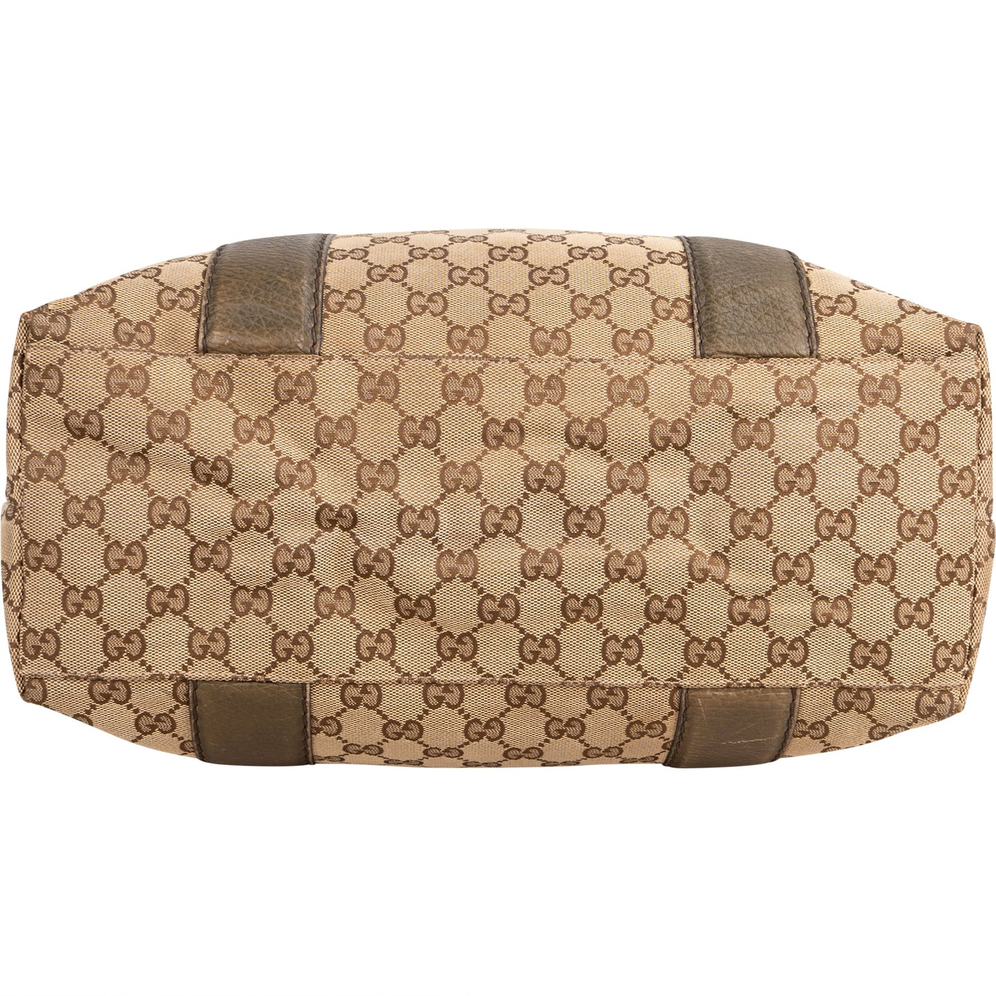 Gucci GG Monogram Bamboo Handbag
