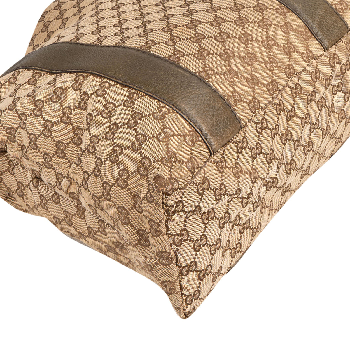 Gucci GG Monogram Bamboo Handbag
