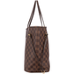 Louis Vuitton Damier Ebene Monogram Neverfull MM Shopper Shoulder Bag
