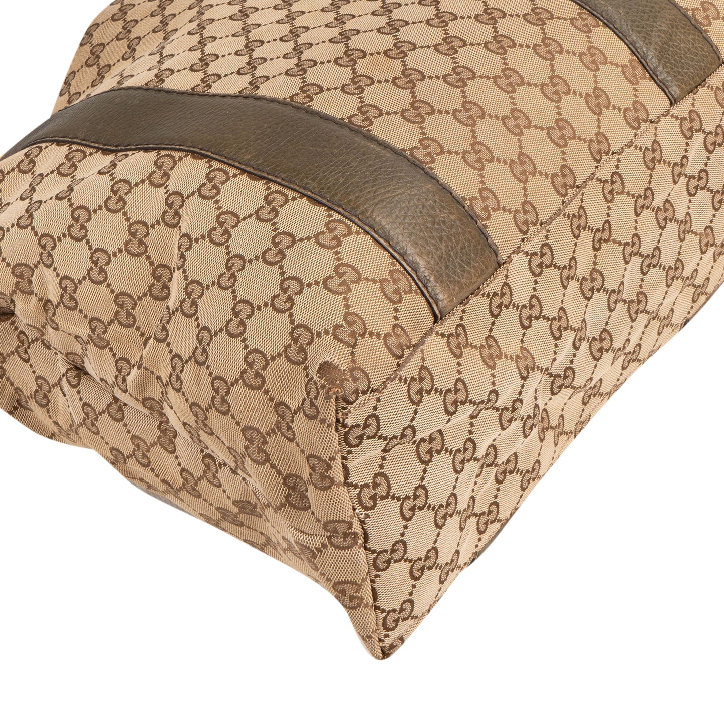 Gucci GG Monogram Bamboo Handbag