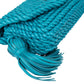 Bottega Veneta Braided Blue Leather Torchon Crossbody Bag