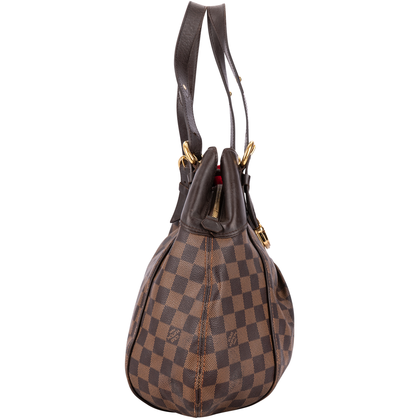 Louis Vuitton Damier Ebene Monogram Sistina GM Shoulder Bag