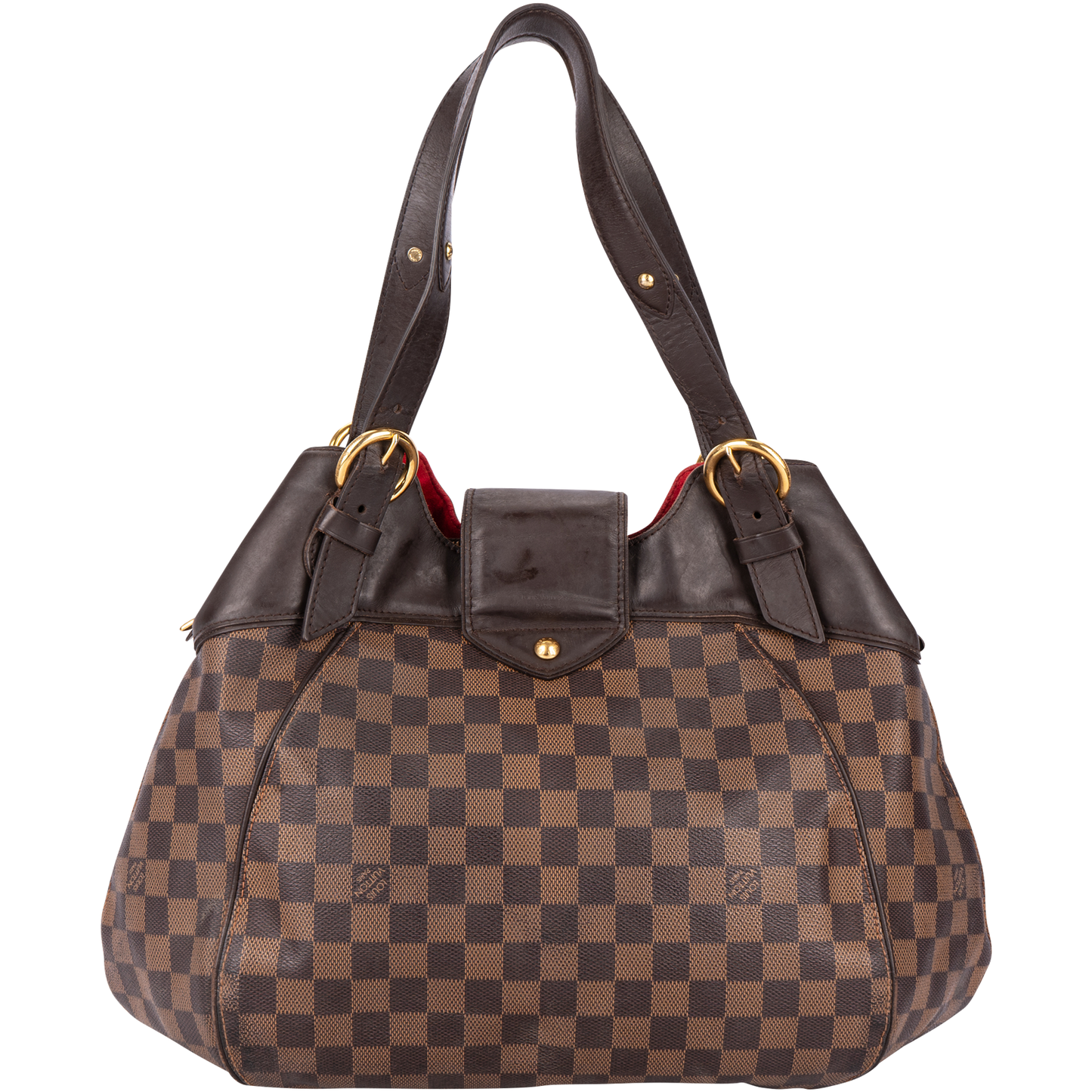 Louis Vuitton Damier Ebene Monogram Sistina GM Shoulder Bag