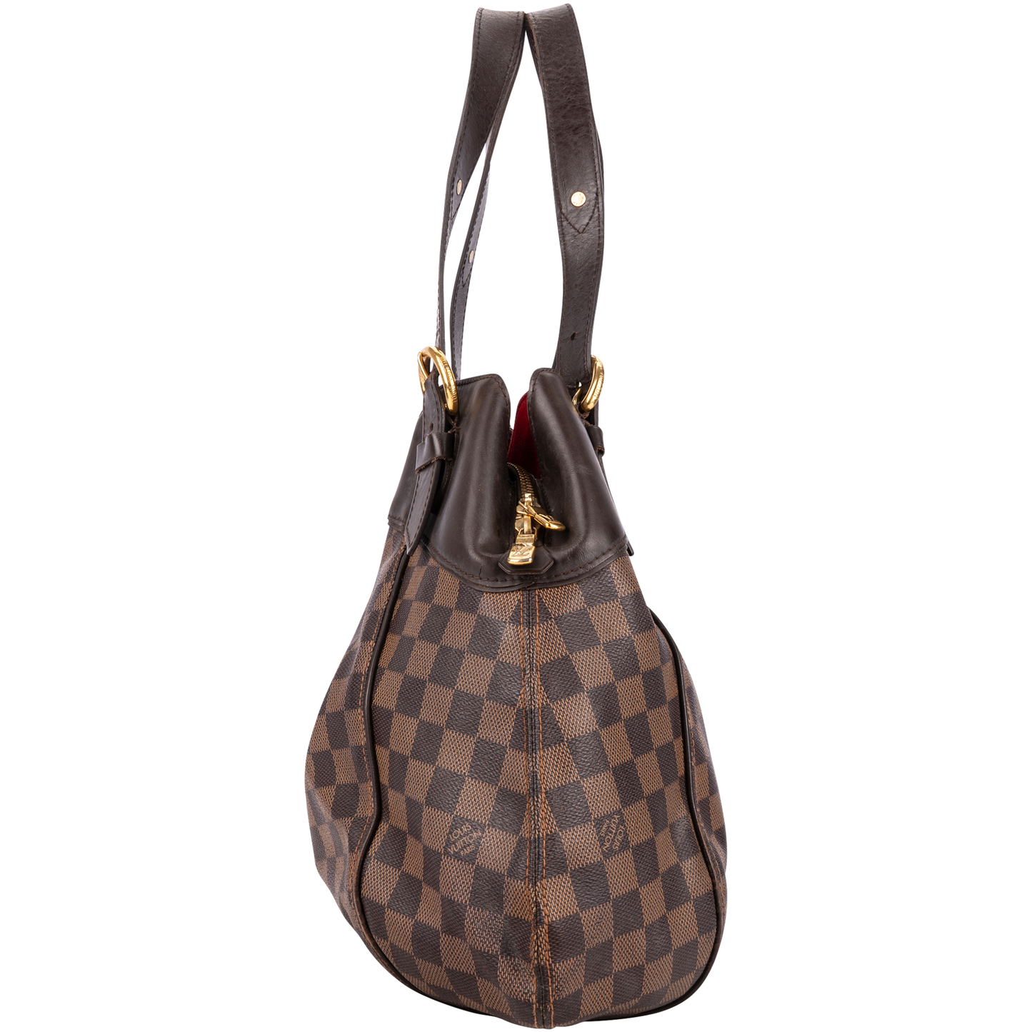 Louis Vuitton Damier Ebene Monogram Sistina GM Shoulder Bag