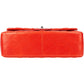 Chanel Quilted Lambskin Palladium Jumbo Double Flap Crossbody Bag