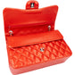 Chanel Quilted Lambskin Palladium Jumbo Double Flap Crossbody Bag