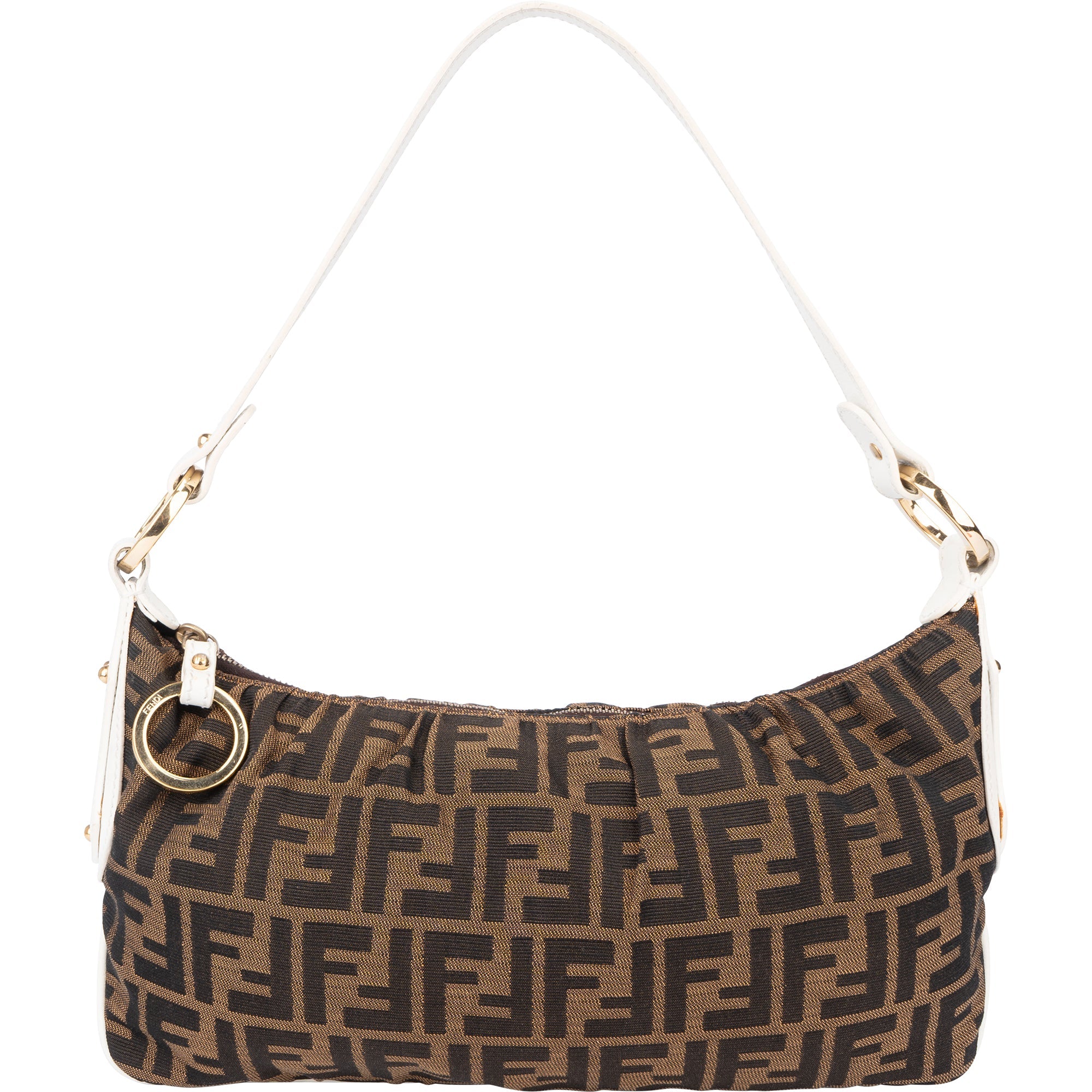 Fendi FF Monogram Zucca Shoulder Bag