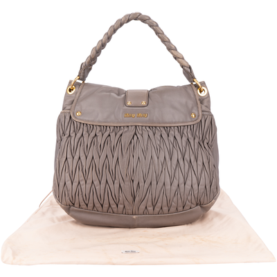 Miu Miu Matelassé Two-way Handbag