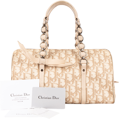 Christian Dior Oblique Romantique Boston Bag