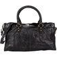Balenciaga Black Leather Classic City Shoulder Bag
