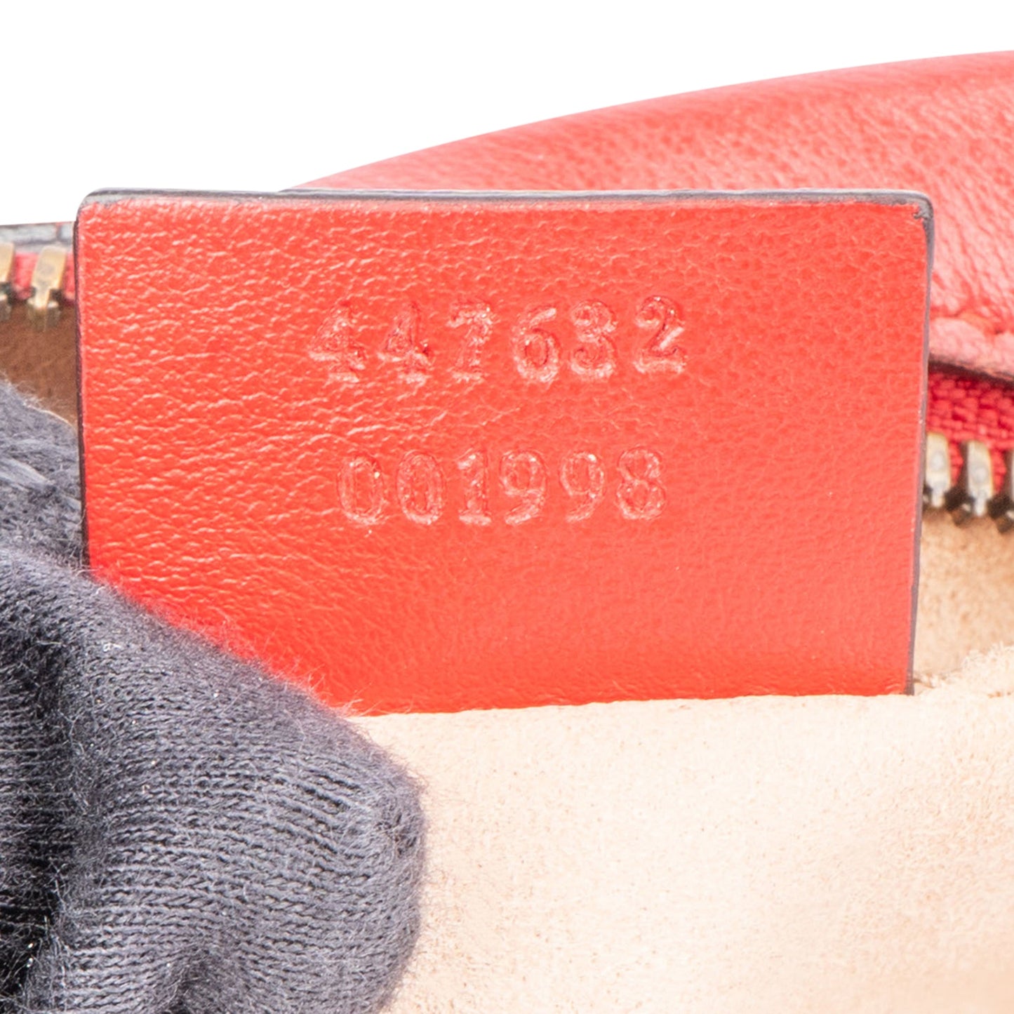 Gucci Red Leather Marmont GG Crossbody Bag