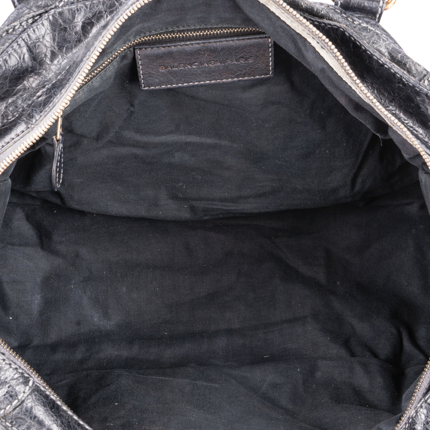 Balenciaga Black Leather Classic City Shoulder Bag