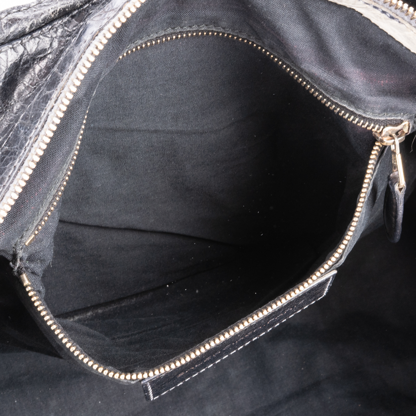 Balenciaga Black Leather Classic City Shoulder Bag