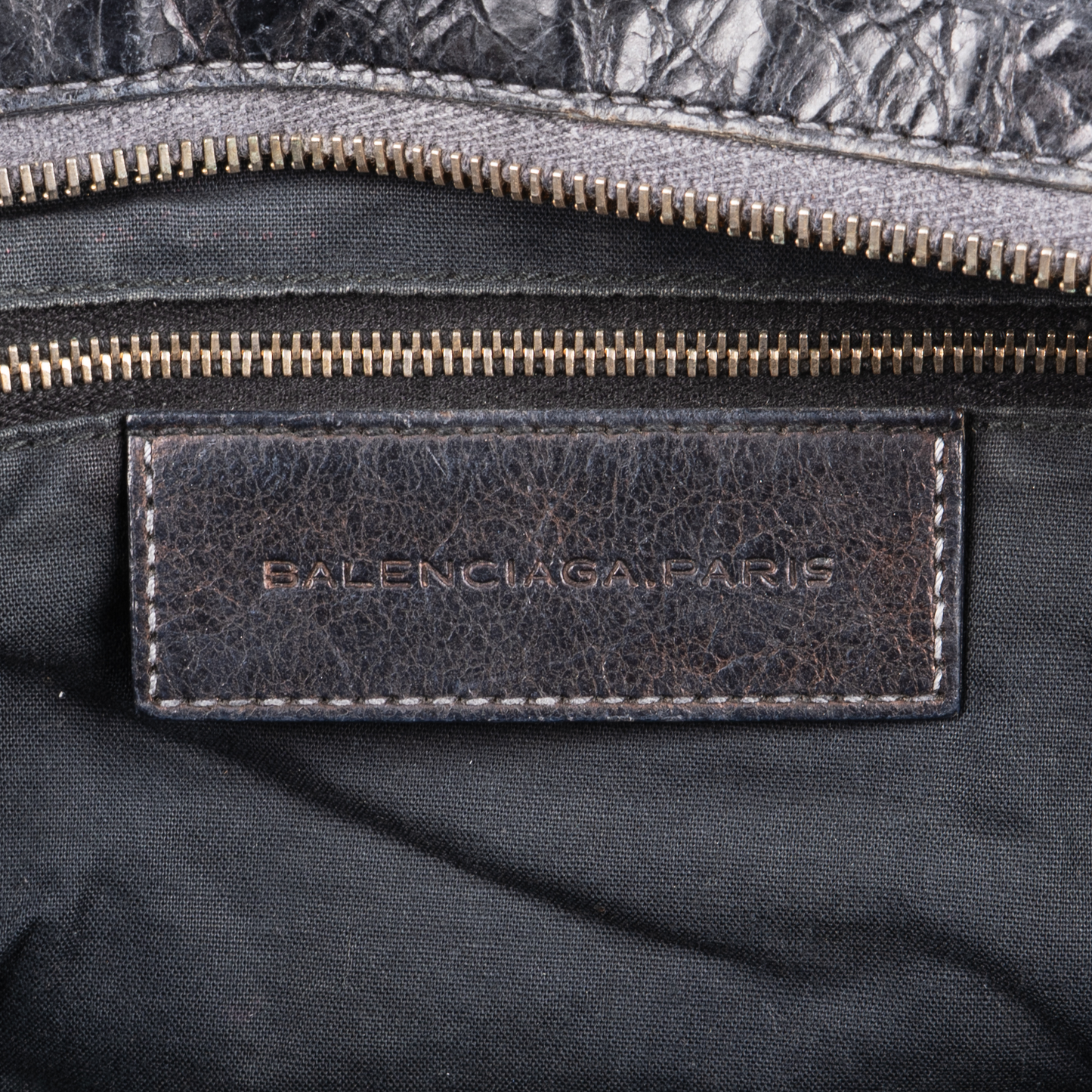 Balenciaga Black Leather Classic City Shoulder Bag