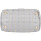 Miu Miu Rivets aus grauem zweifarbigem Leder – Ansicht 8