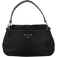 Prada Black Nylon Triangle Shoulder Bag