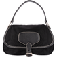 Prada Black Nylon Triangle Shoulder Bag