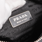Prada Black Nylon Triangle Shoulder Bag