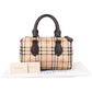 Burberry Haymarket Check Boston Bag