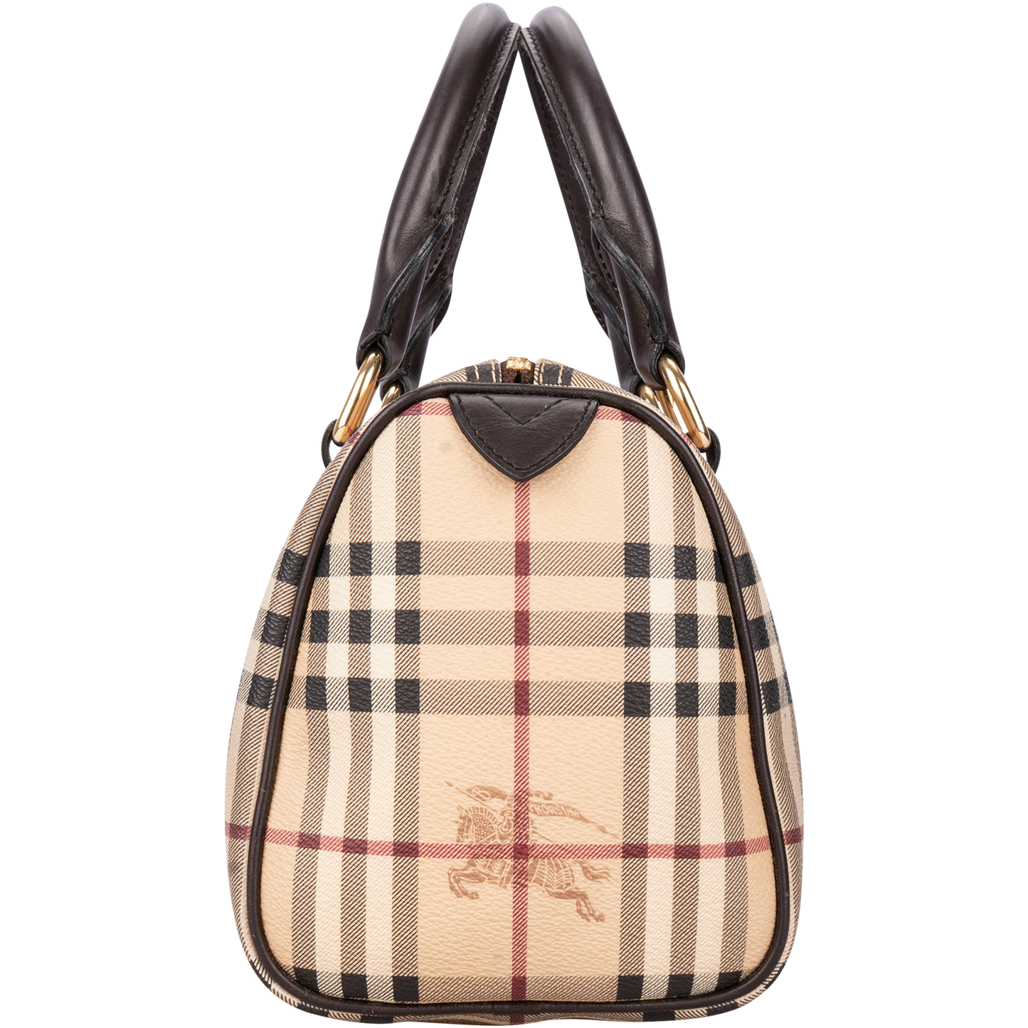 Burberry Haymarket Check Boston Bag