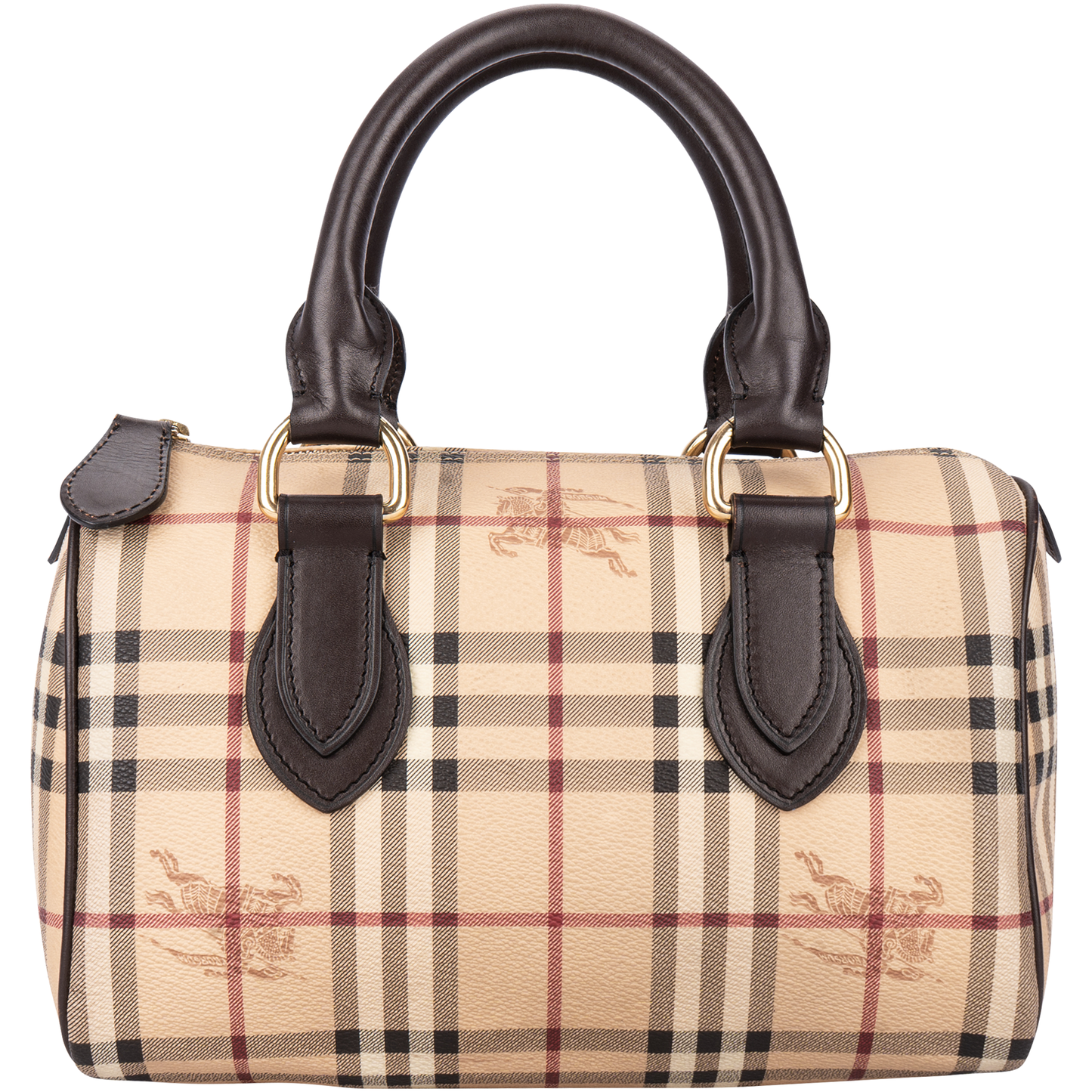 Burberry Haymarket Check Boston Bag