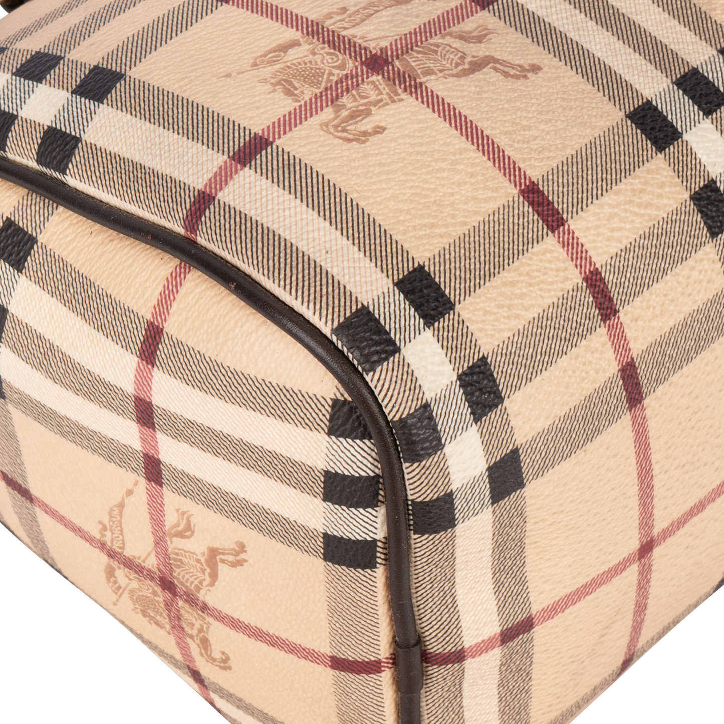 Burberry Haymarket Check Boston Bag
