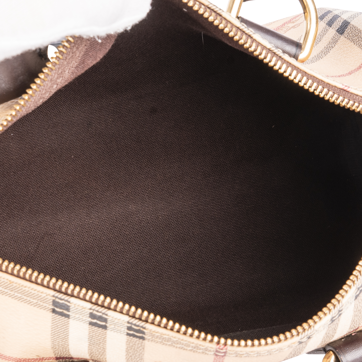 Burberry Haymarket Check Boston Bag