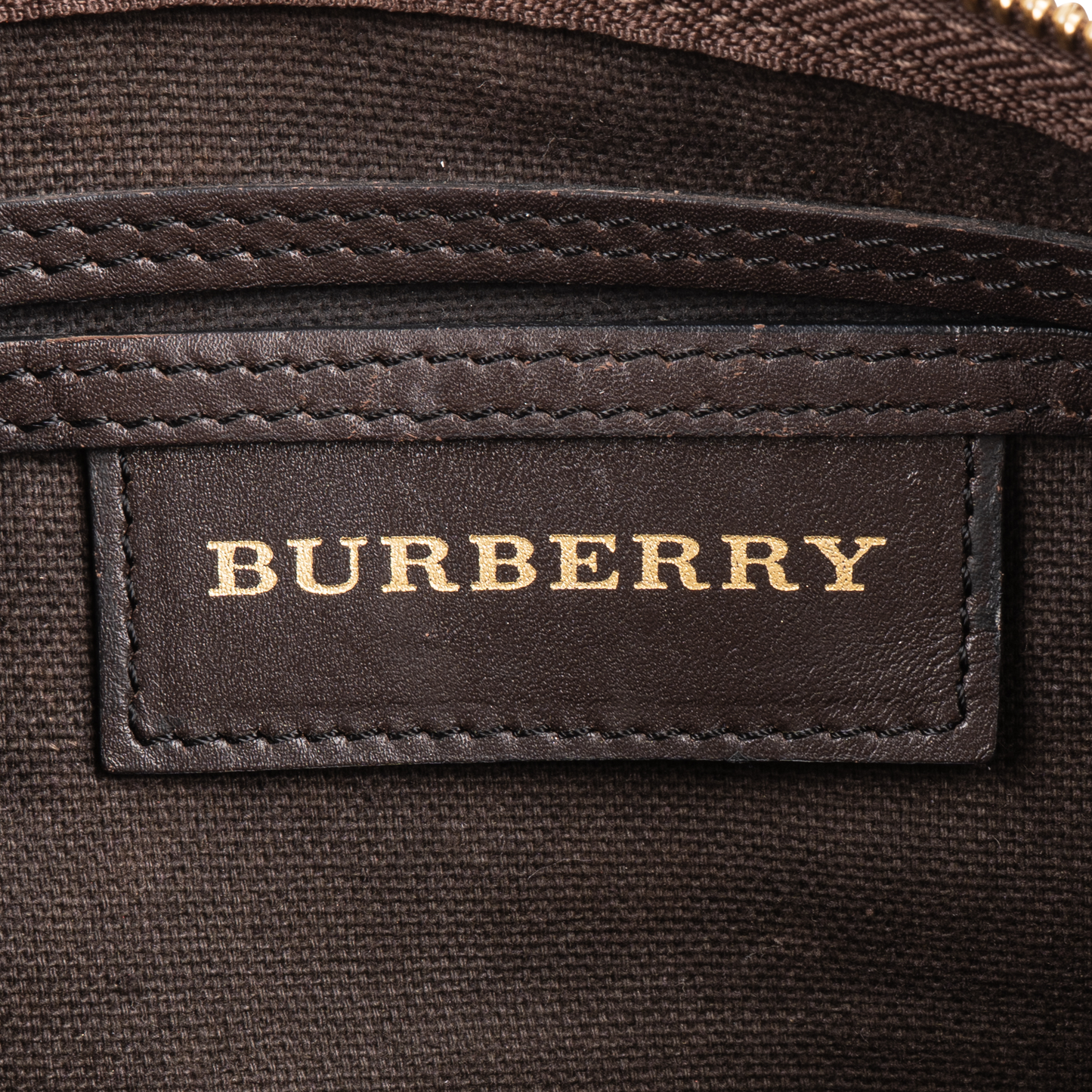 Burberry Haymarket Check Boston Bag
