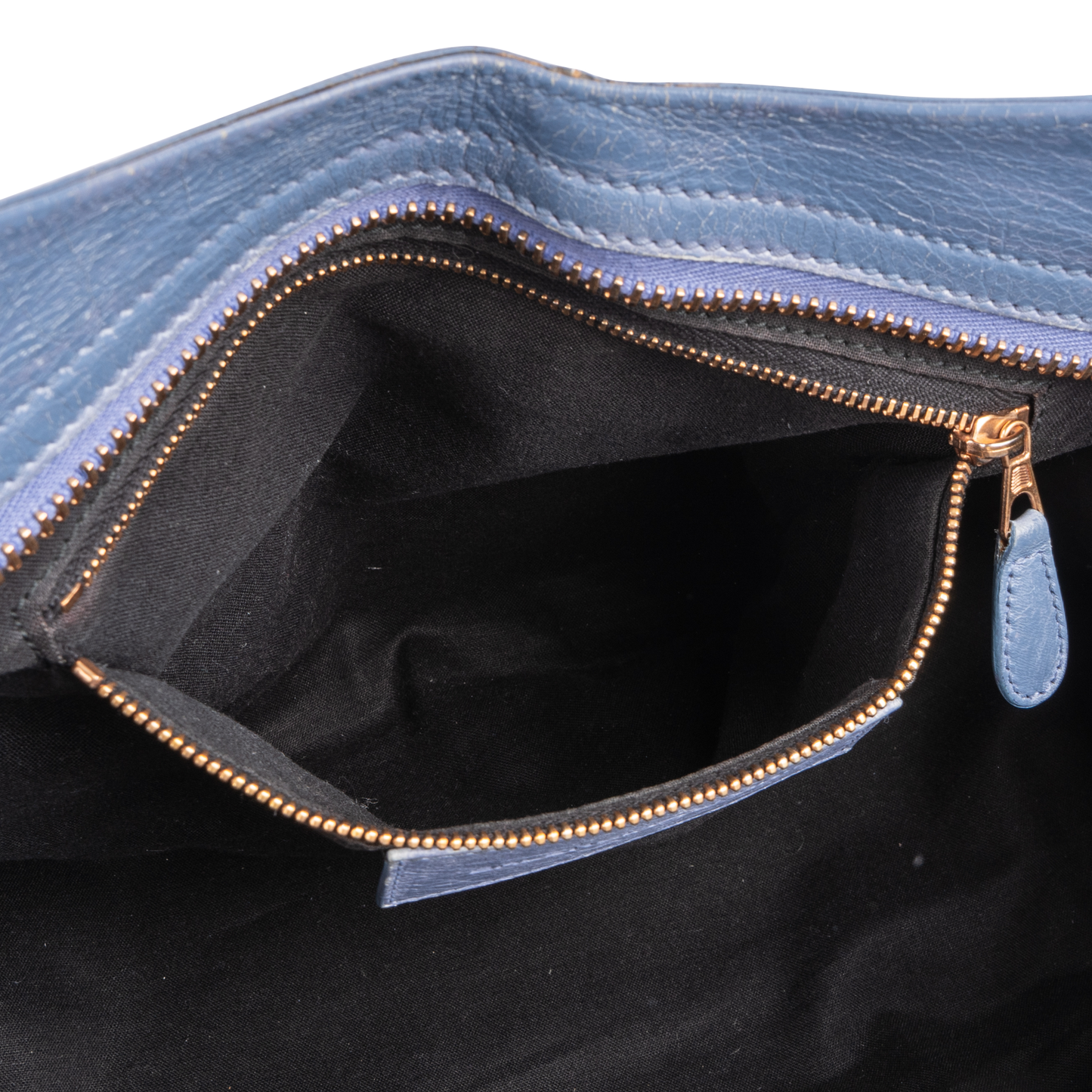 Balenciaga Blue Leather The City Handbag