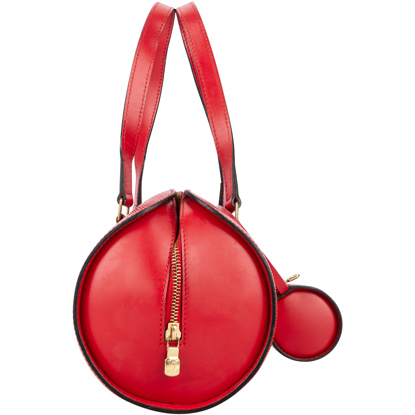 Louis Vuitton Red Epi Leather Papillon Set Shoulder Bag