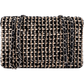 Chanel Quilted Tweed Medium Double Flap Crossbody Bag