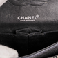 Chanel Quilted Tweed Medium Double Flap Crossbody Bag