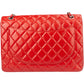 Chanel Quilted Lambskin Palladium Maxi Single Flap Crossbody Bag