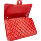 Chanel Quilted Lambskin Palladium Maxi Single Flap Crossbody Bag