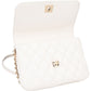 Chanel Quilted Lambskin Side Packs Single Flap Crossbody Bag