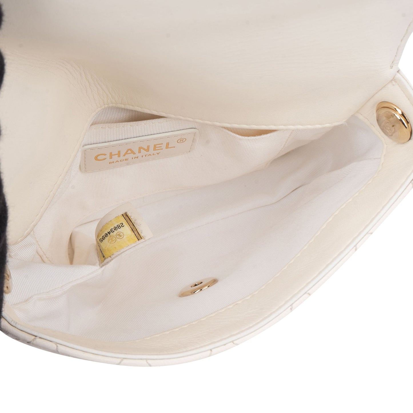 Chanel Quilted Lambskin Side Packs Single Flap Crossbody Bag