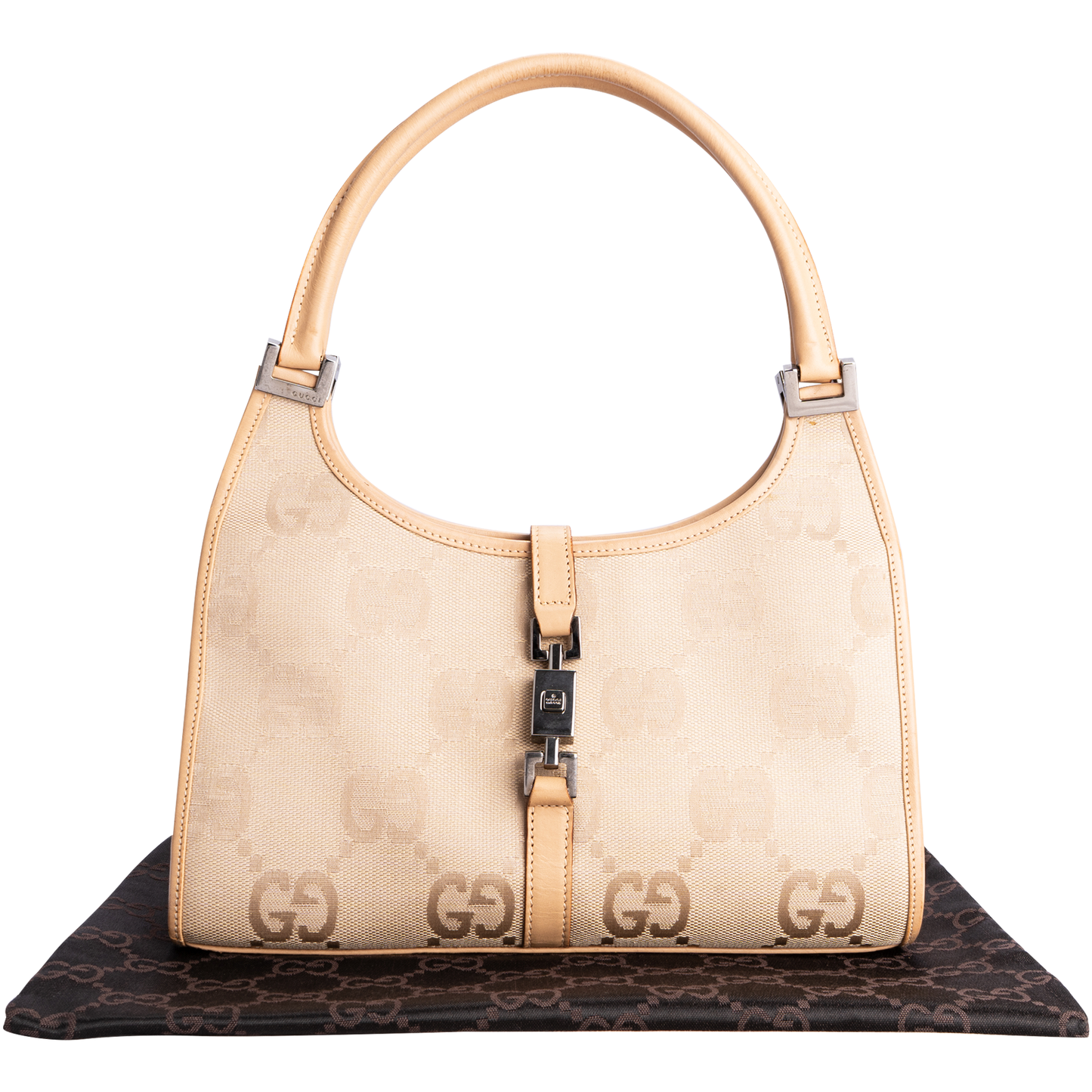 Gucci Monogram Jackie Handbag