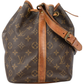 Louis Vuitton Monogram Canvas Sac Noé Petit Shoulder Bag