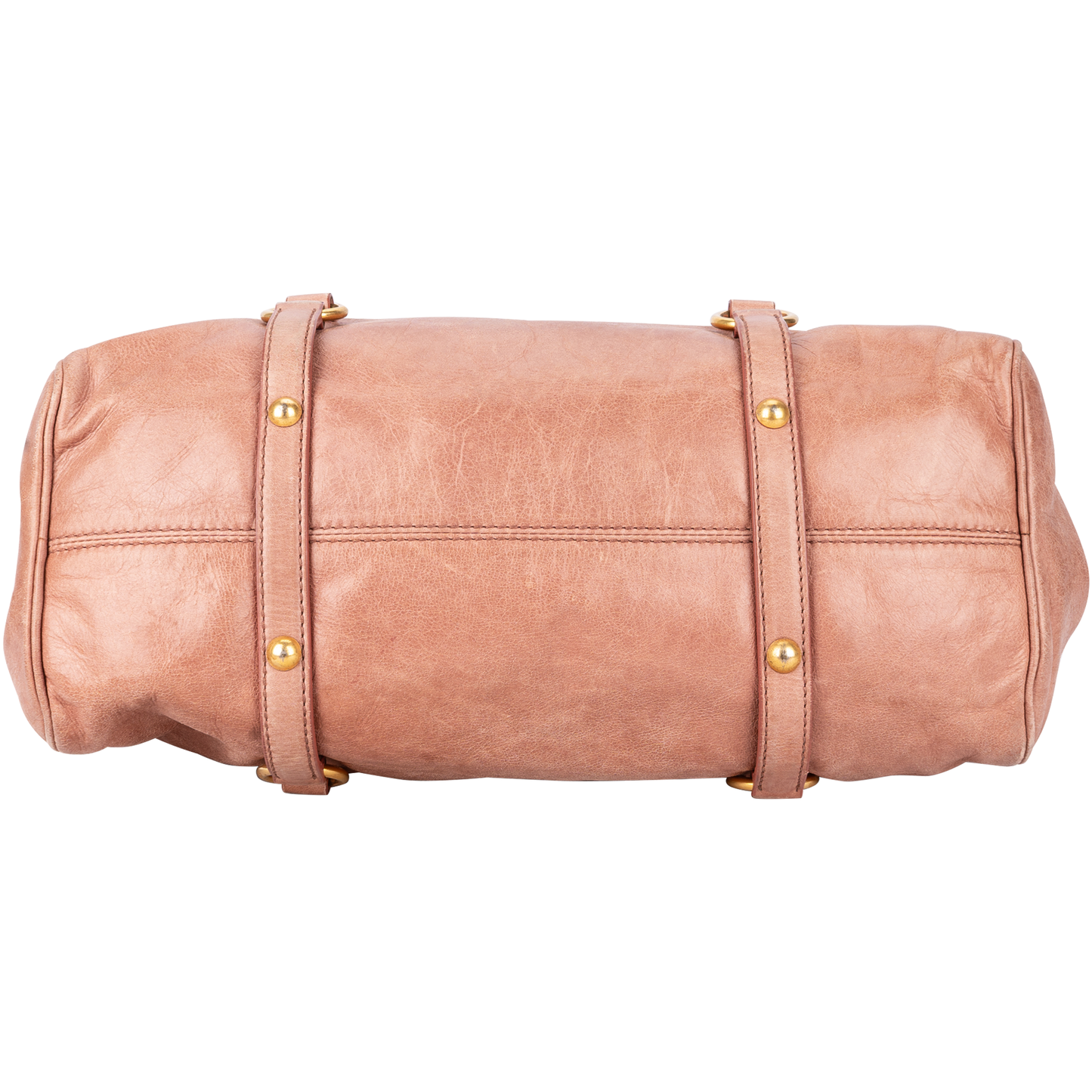 Miu Miu Vitello Lux Leather City Handbag