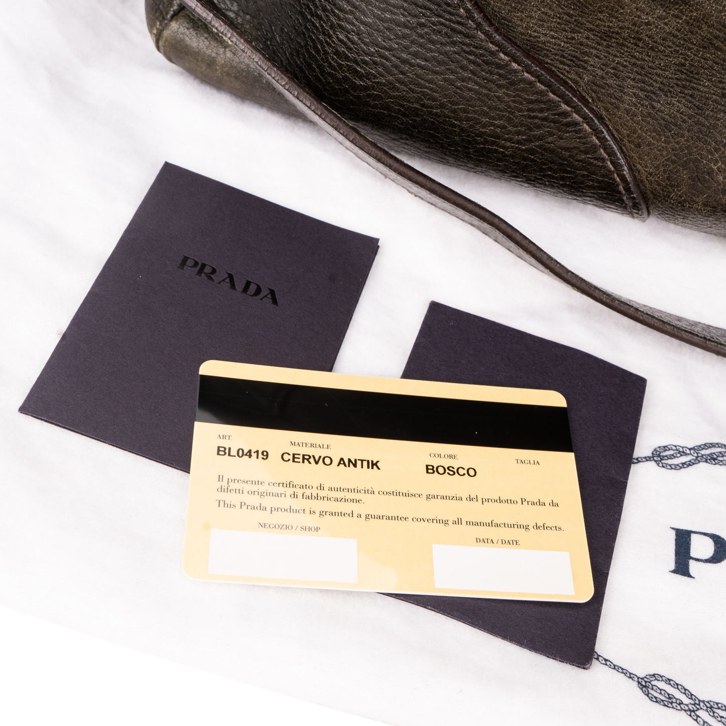 Prada Glace Leather Dome Bowler Bag