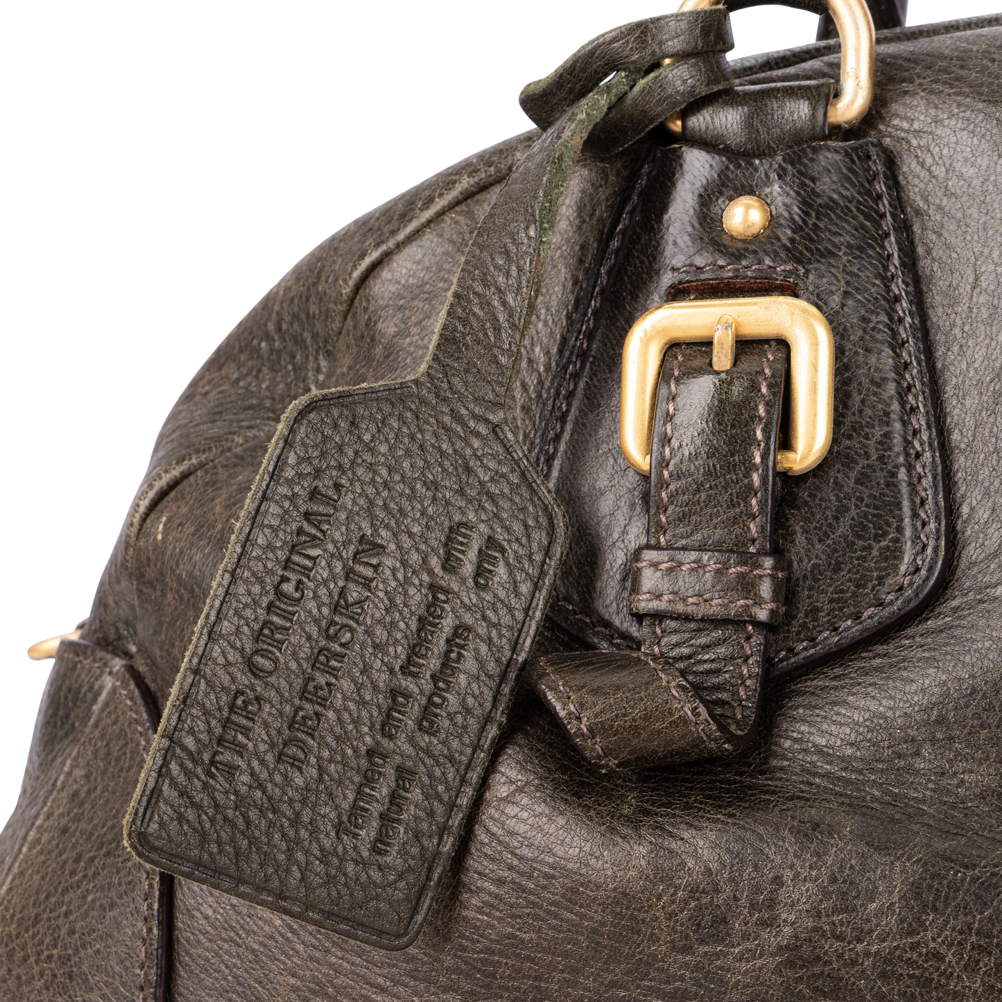 Prada Glace Leather Dome Bowler Bag