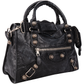 Balenciaga Black Leather The City Handbag
