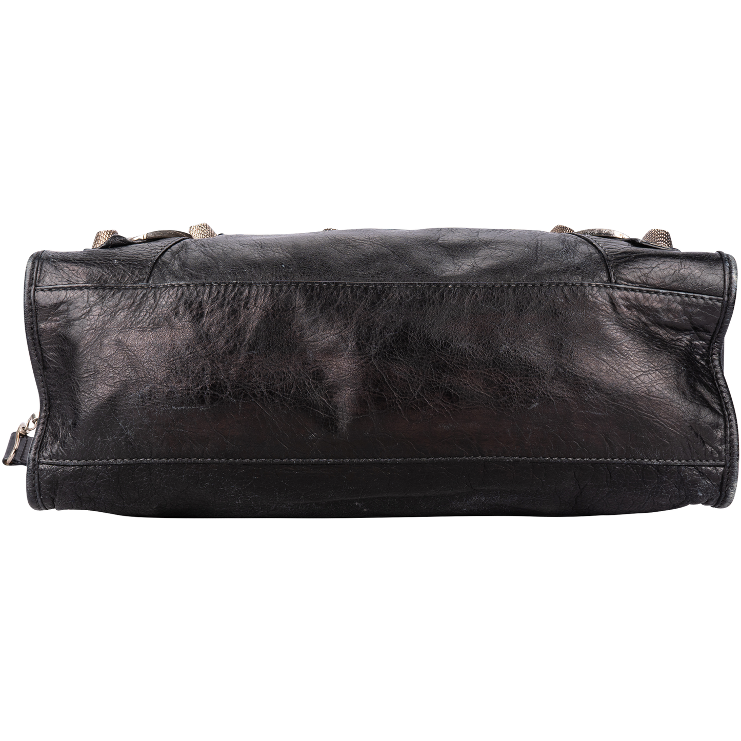 Balenciaga Black Leather The City Handbag