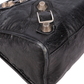 Balenciaga Black Leather The City Handbag