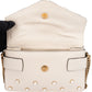 Gucci White Leather Queen Margaret Bee Shoulder Bag