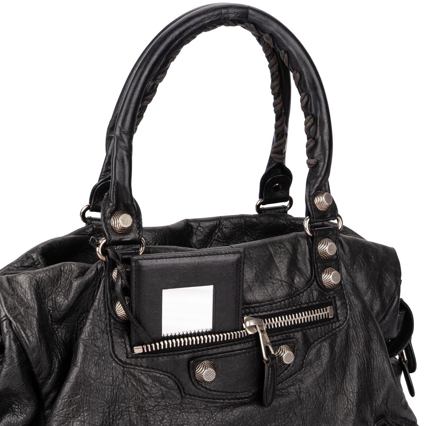 Balenciaga Black Leather Giant 21 Work Shoulderbag