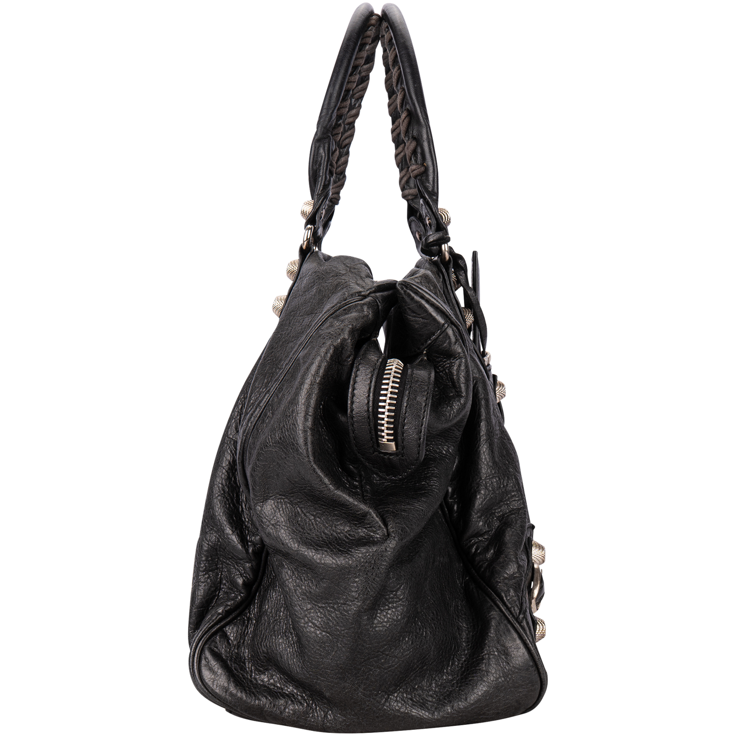 Balenciaga Black Leather Giant 21 Work Shoulderbag