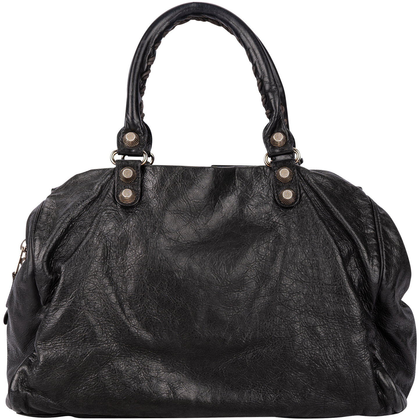 Balenciaga Black Leather Giant 21 Work Shoulderbag