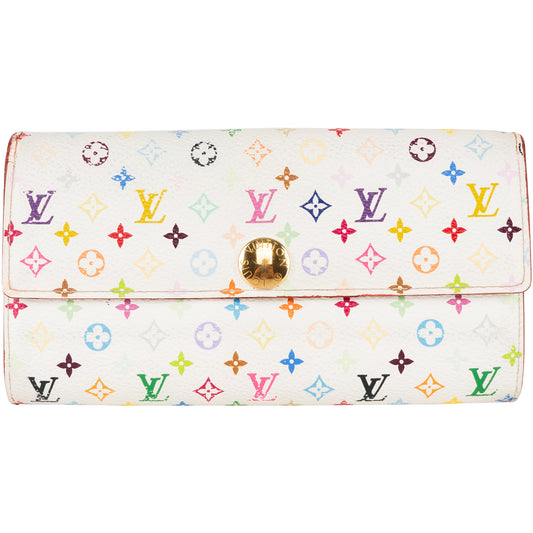 Louis Vuitton Murakami Multicolor Sarah Wallet